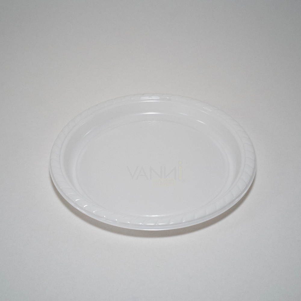 PLATO BLANCO 20 CM - Vanni Chile  Fábrica de envases descartables