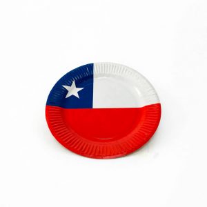 plato de cartón para fiestas patrias