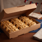 cajas para empanadas al por mayor en la planta de Vanni.