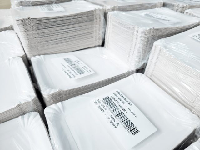 Bandejas de cartón para panaderías de la Línea Blanco de Vanni Packaging