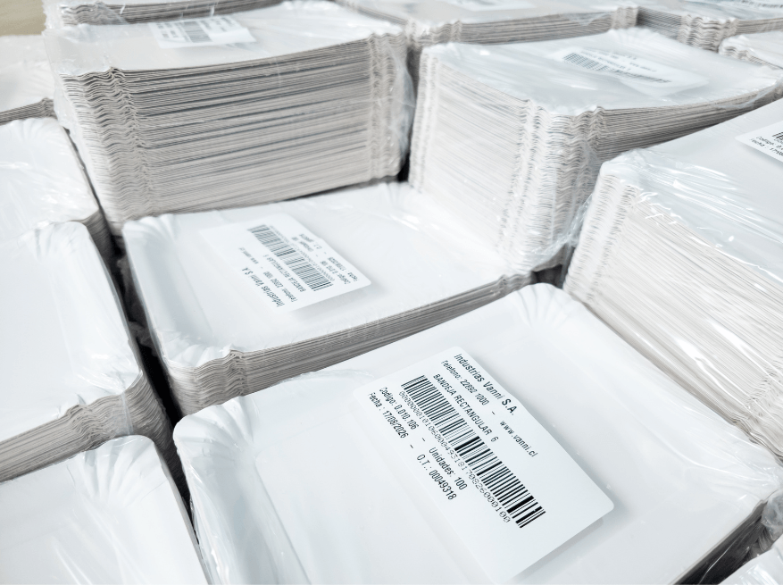 Bandejas de cartón para panaderías de la Línea Blanco de Vanni Packaging